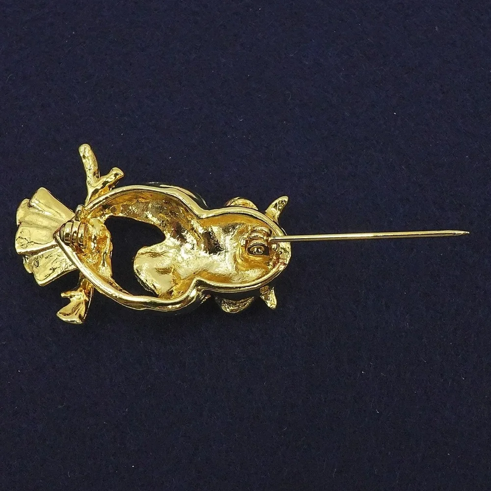 Vintage Owl‎ Brooch Lot Rhinestone Figural Novelty Animal 3pc